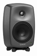 GENELEC 8430APM активный 2-полосный монитор с поддержкой IP протокола AES67, НЧ 5" 50Вт, ВЧ 0.75" 50Вт. Подставки. Темный