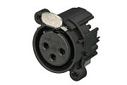 Neutrik NC3FAHL1 панельный разъем XLR female, горизонт. установка на ПП