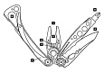 Мультитул Leatherman Skeletool SX