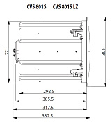 TANNOY CVS 801S потолочный сабвуфер с колпаком, 200Вт прог, 8Ом, 8", 53Гц-200Гц(+/-10 дБ), 70В/100В, 80/40/20/10 Вт, SLP 118 дБ пик.Белый