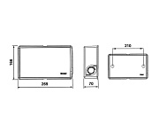 Volta WSR-6TA настенный громкоговоритель с аттенюатором