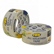 Клейкая лента HPX All Weather Tape 48мм x 25м, прозрачная