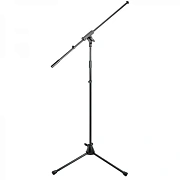 ONSTAGE MS9701B+ - микрофонная стойка-журавль, тренога, регулируемая высота,усиленная, черная