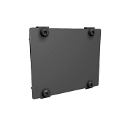 Панель модульная ПМ03-BLANK Панель глухая, 105х85 мм, 3 модуля, цвет — черный