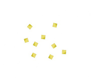 Конфетти бумажное 6х6мм желтое