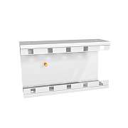 КМ10.6.05М RAL9016 Короб модульный 100х60х175 мм, 5 модулей, цвет — белый