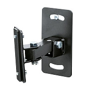 K&M 24180-000-55 настенный держатель для АС, с регулировкой угла наклона, поворотный, черный