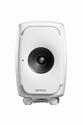 GENELEC 8331AW активный 3-полосный монитор, 2 овальных НЧ 5.1"x2.6" 72Вт, коакс. СЧ 3.5" 36Вт+ВЧ 0.75" 36Вт. Подставки. Белый