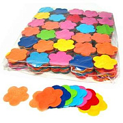 Конфетти бумажное Цветы мульти Конфетти бумажное Цветы мульти