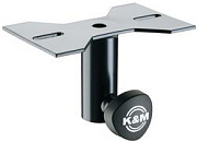 K&M 19580-000-55 адаптер для крепления АС на стойку, чёрный