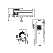 Прожектор следящего света 2300E LED FOLLOW SPOT 1000S