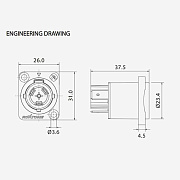 Разъем RAC3MPWP+DCPM