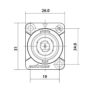 Разъем RS4MD-WP