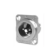 MJ3F2C Разъем Cannon (XLR) панельный, папа, 3-х контактный