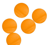 Конфетти бумажное Круги оранжевые Конфетти бумажное Круги оранжевые