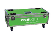 INVOLIGHT LEDFS350 - следящая LED пушка в кейсе, 350 Вт, DMX512, 6 цветов + CTO