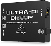 BEHRINGER DI600P - пассивный DI-box с согласов для прям подключ инструм./выходов усилит. к микшеру