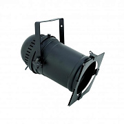 EUROLITE PAR-64 SPOT LONG WITH CABLE BK парблайзер, длинный, цвет черный, цоколь GX-16d, мощность 1000 Вт - артикул ELPAR64