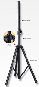 Стойка-тренога c для акустических систем SS001A Black