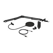BEHRINGER D3 PODCAST BUNDLE - профессиональный USB-микрофон для подкастов со штангой и поп-фильтром
