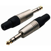 Rockcable RCL10003 P кабельный разъем 6,3 мм балансный (1/4"TRS Jack), металл