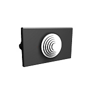 Заглушка короба модульного ЗКМ10.6.D10-32 Торцевая заглушка короба КМ с сальником D38, 100х60 мм, цвет — черный