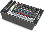 BEHRINGER PMP500MP3 - микшер с усилителем, MP3-плеер, 500Вт 4 Ом, 8 каналов (4 мик./лин., 2 стерео