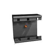 Короб модульный КМ10.6.03М Короб модульный 100х60х105 мм, 3 модуля, цвет — черный