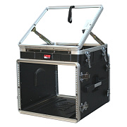 GATOR GRC-10X8 PU - кейс,пластик,черный,10U верх, 8U низ, подъемный механизм