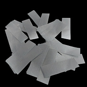 Конфетти бумажное 17х55мм серебро 1кг