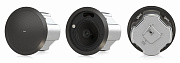 TANNOY CVS 601-BK потолочный громкоговоритель с колпаком,100Вт прог,8Ом,6,5"+0,79",74Гц-20кГц(+/-10 дБ),70В/100В,30/15/7.5/3.8 Вт,SLP113 дБ пик.Чёрный