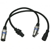 INVOLIGHT BAR CABLE - переходники с влагозащищённого разъёма на XLR3 (SET)