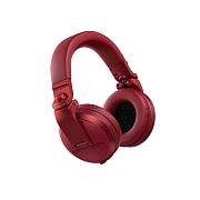 PIONEER HDJ-X5BT-R - профессиональные диджейские наушники, 5 - 30000 Гц, 102 дБ, 36 Ом, красные