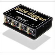 Radial Gold Digger (MS4) селектор микроф. сигнала, 4 XLR входа, 1 XLR выход