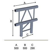 INVOLIGHT IFX29-C11 - модуль для 3-х ферм (Т-обр.), плоский, 290х500