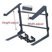 NordFolk LS-01 настольная стойка для ноутбука, пульта с крепежом к столу/ кейсу