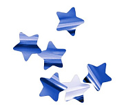 Конфетти металлизированное Звезды синие