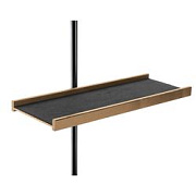 K&M 12211-000-55 полка, орех, на стойку диаметром до 30 мм