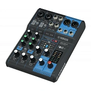 YAMAHA MG06X - микшерный пульт, 2 мик. вх., 2 стерео пары, микрофонные предусилители 'D-Pre'