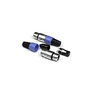INVOTONE XLR3F100 - разъём XLR 3Р кабельный, мама, корпус металл/ пластик