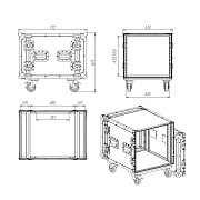 Рэковый кейс RCC9-480-10U
