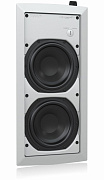 TANNOY IW 62S-WH сабвуфер, встраиваемый в стену, 2 x 6,5", 160Вт RMS/640Вт пик, 4Ом, SPL122дБ(пик.) 29-110Гц