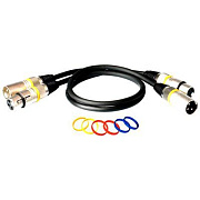 Rockcable RCL30353 D6 Микрофонный кабель XLR(М) XLR( F) 3 м Металл. корп.