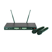 INVOTONE WM-252 - беспроводная радиосистема с двумя ручными микрофонами, 650 МГц-690 МГц