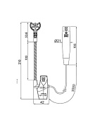 JTS CX-508 Микрофон для духовых, конденсаторный, кардиоидный, 50-18000Гц