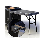 Рэковый кейс-стол RCC9-550-K12U-180-12U-2TR