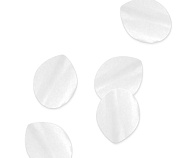 Конфетти бумажное Лепестки роз белые Конфетти бумажное Лепестки роз белые