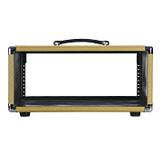 GATOR GR-RETRORACK-4TW - винтажный рэк для усилителя, обработки, 4U,бежевый