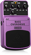 Behringer BOD400 педаль овердрайв с аутентичным ламповым звучанием для бас-гитар