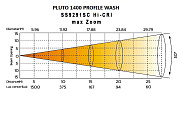 Поворотная «голова» PROFILE WASH CMY SS9291SC HC PLUTO 1400 PROFILE WASH HC